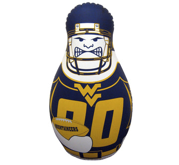 Fremont Die Ncaa West Virginia Mountaineers Bop Bag Inflatable Tackle Buddy Punching Bag, Standard: 40' Tall, Team Colors