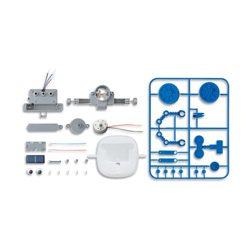 4M: Green Science: Rover Robot - Diy Robotics Assembly Kit, Solar & Battery Hybrid Power Rolling, Stem Building, Physics Toy Activity Set, Kids Age 5+