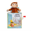 KIDS PREFERRED Curious George Jack-in-The-Box Musical Toy for Babies, Yellow, Small Size, Fun & Interactive Gift