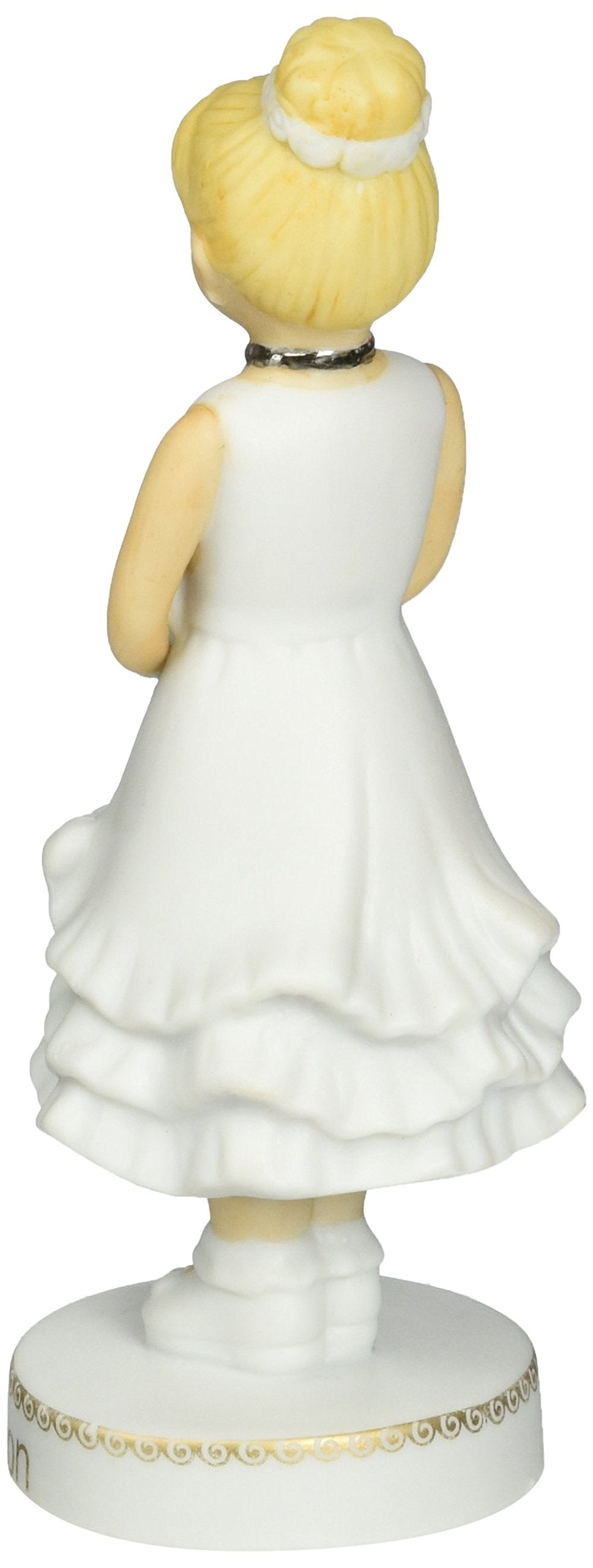 Enesco Growing Up Girls “Blonde First Communion” Porcelain Figurine, 5”