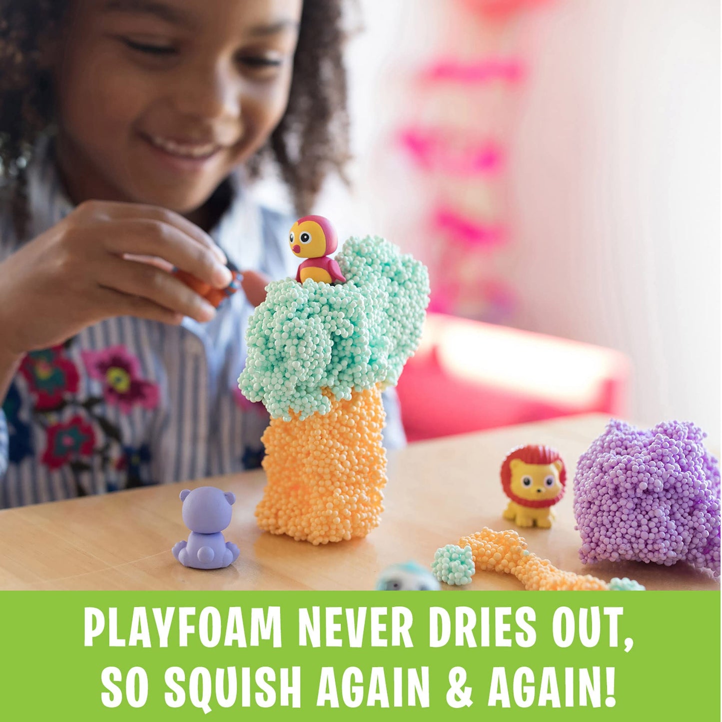 Educational Insights Playfoam Pals Wild Friends 6-Pack, Fidget, Sensory Toy, Gift For Boys & Girls, Ages 5+