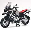 RZAPE Diecast Motorcycle Model Kit 1/12 Scale R1250 GS ADV Model Motorcycles,Kids Motorcycles Toy Front Wheel Can Be Steered Lef