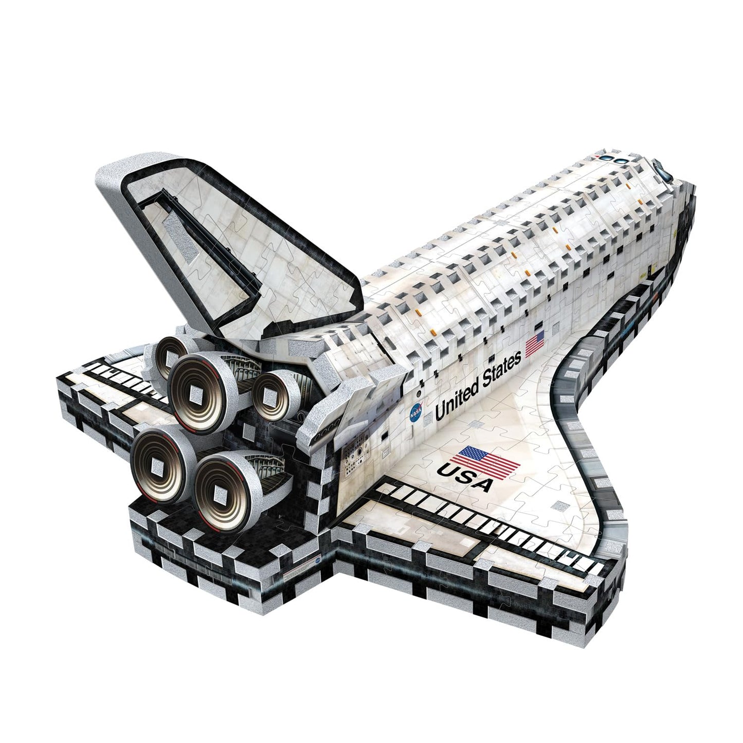 Wrebbit 3D Space Shuttle Orbiter 3D Jigsaw Puzzle (435-Piece)