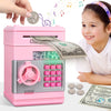 Kids Piggy Bank For Girls - Toys For 5 6 7 8 9 10 Year Old Girl Birthday Gifts - Electronic Piggy Bank Atm Machine Money Safe For Kids Toys Age 6-8-10