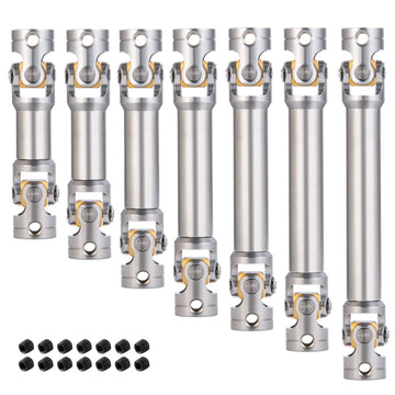 Rc-Hub 1Pcs Rc Driveshafts Metal Drive Shaft 45-50/47-57/55-67/60-80Mm For 1:14 Tamiya Trailer Tractor Truck Rc Crawler Car (70-