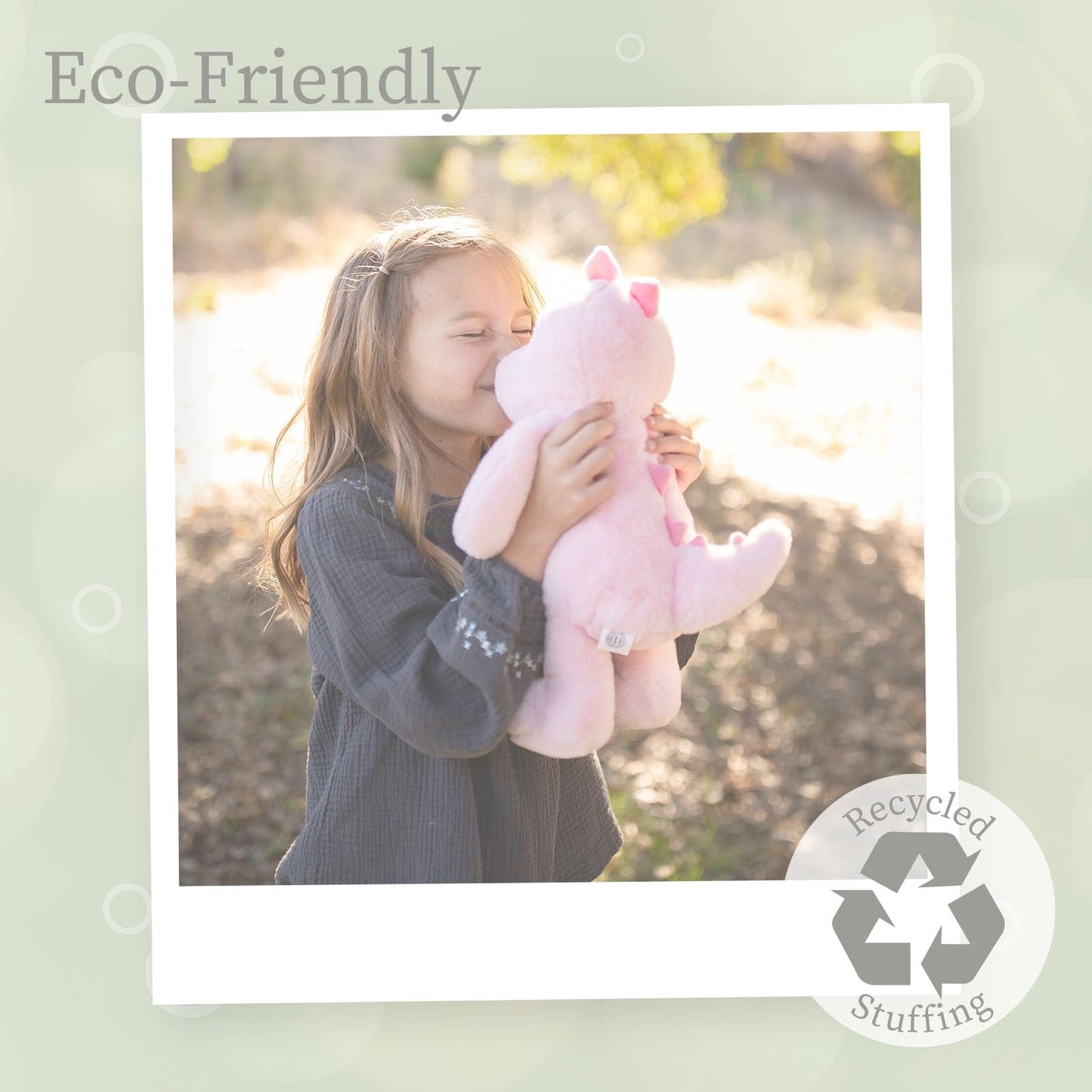 World'S Softest Plush Pink Dino, Lushee, Large, 16'' Stuffed Animal For Baby, Toddler, Kids, Adults - Dino Plush Toy-Adorable To