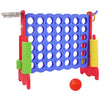 Peekabu Giant 4-In-A-Row Connect Game Outdoor, Jumbo 4-To-Score Yard Games For Kids And Adults With Basketball Hoop Outdoor Part