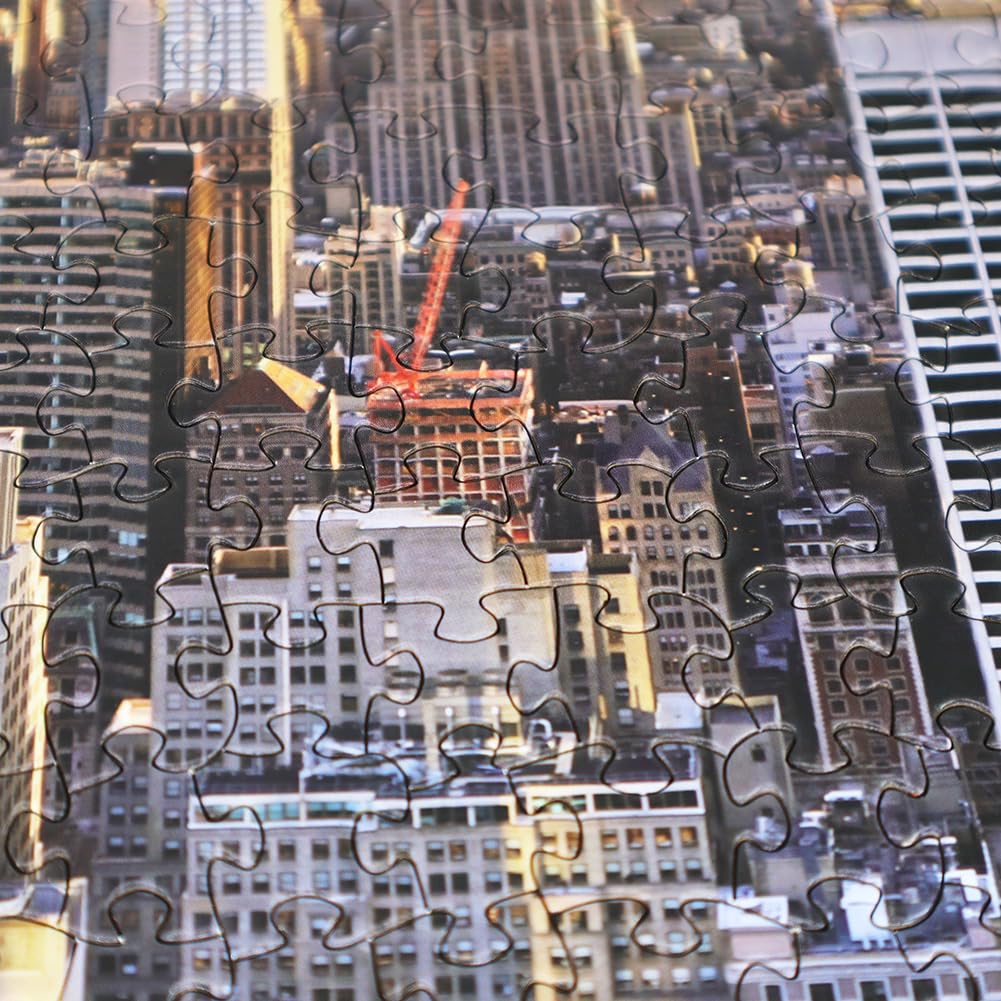 Beduke Jigsaw Puzzles 1000 Pieces For Adults 1000 Piece Puzzle New York City Thick Sturdy Precise Interlocking Age 14+ Family Game