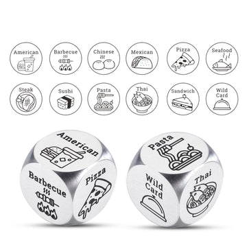 Christmas White Elephant Gifts Valentines Day Food Dice Gifts For Him Her Date Night Ideas For Boyfriend Girlfriend Wedding Dinn