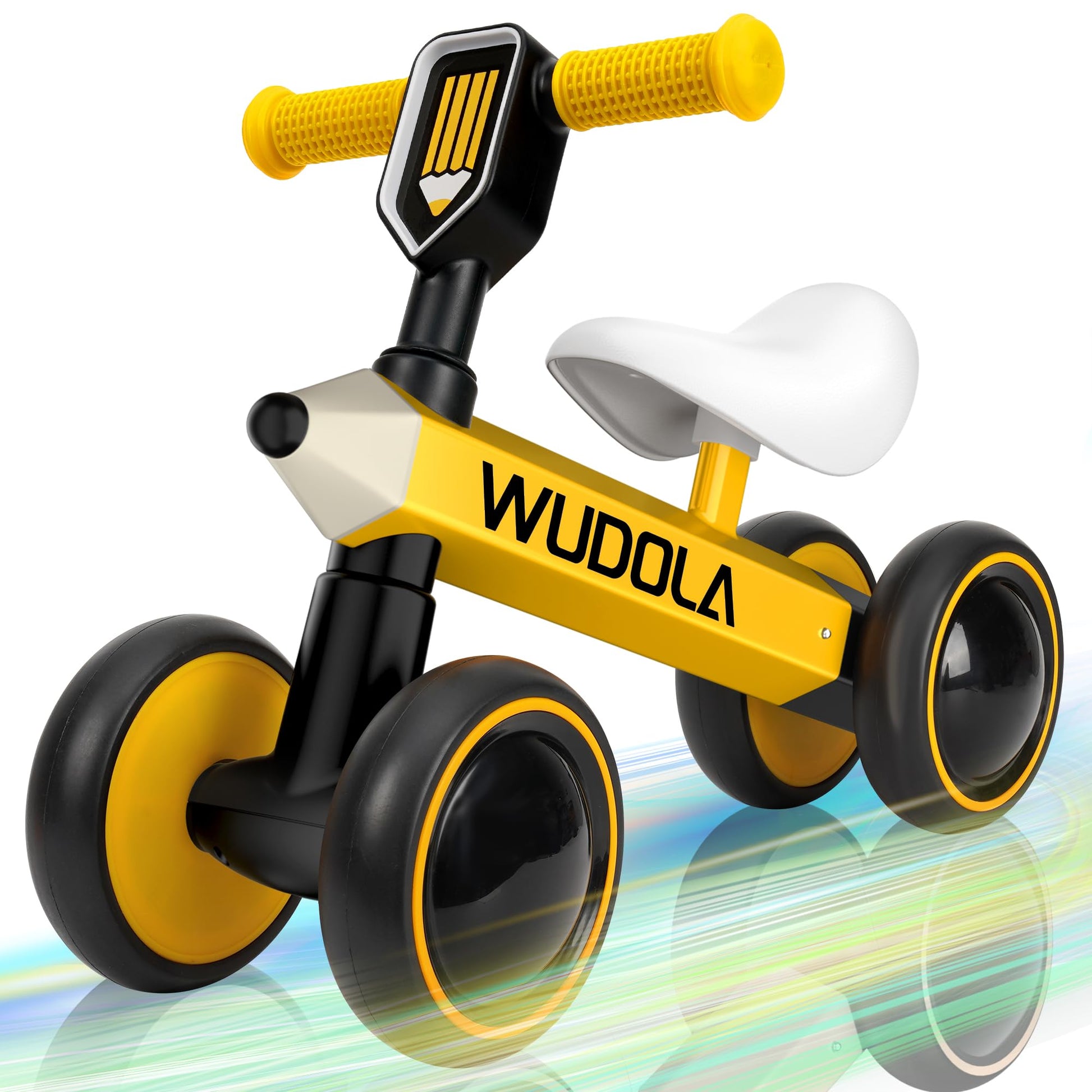 Wudola Baby Balance Bike for Ages 10-36 Months, Toddler Balance Bike with No Pedal, Silence Wheels Ride-on Toy Infant Bike for 1