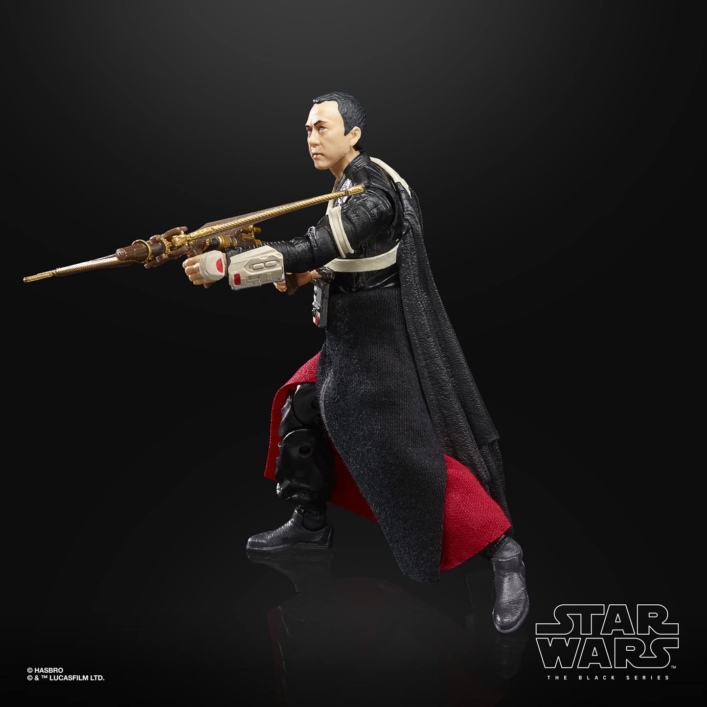 Star Wars The Black Series Chirrut Îmwe 6-Inch-Scale Rogue One: A Story Collectible Action Figure, Toys For Kids Ages 4 And Up