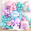 Mermaid Balloon Arch Kit, Pink Purple Mermaid Tail Arch Party Supplies With Star Tail Foil Balloons For Mermaid Theme Baby Showe