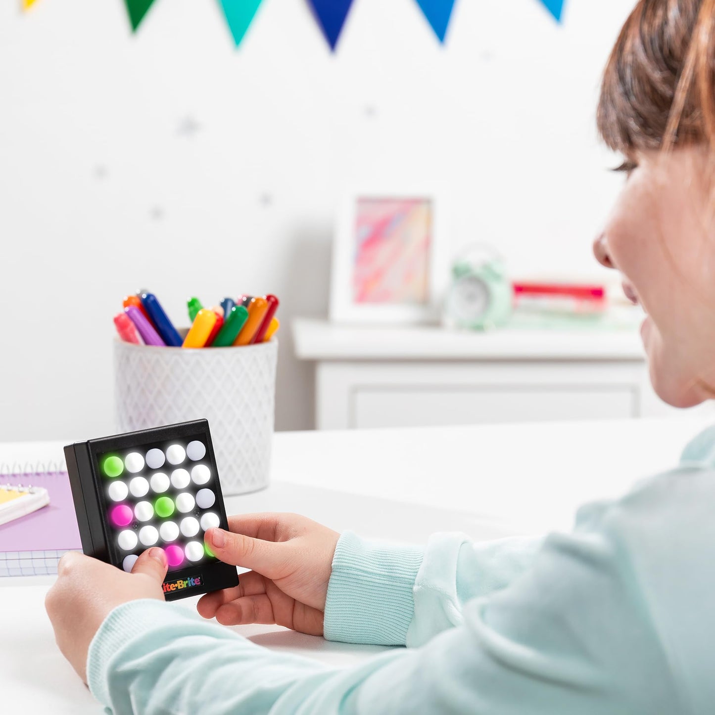 Lite Brite Mini Touch - Creative Light Art Set for Kids, Gift for Ages 6+, Colorful Design, Enhance Imagination and Creativity