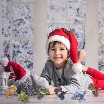 Zwish 6Pcs Biting Finger Dinosaurs Toy Collectibles For Display, Dinosaur Play And Snap On Figure Novelty Creative Theater Puppe