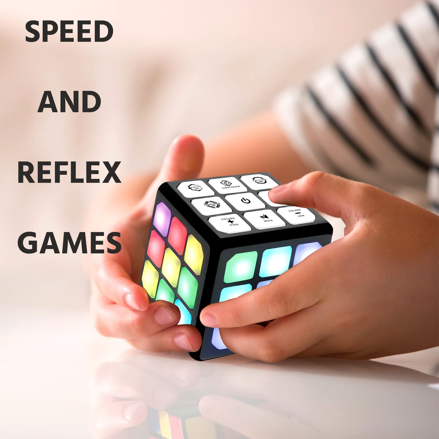Wala Rechargeable Kids Games Activity Cube - 7 Activity Fun Games - Electronic Toys And Games For Kids - Speed Cube Games For Memory & Brain Training - Gift Toys For Ages For 8-13 Yrs