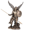 Unicorn Studio 9 1/2 Inch Archangel Raphael Cold Cast Resin Antique Bronze Finish Statue