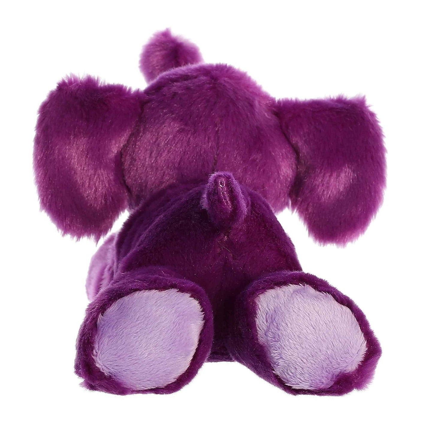 Aurora® Adorable Mini Flopsie™ Violet Elephant™ Stuffed Animal - Playful Ease - Timeless Companions - Purple 8 Inches