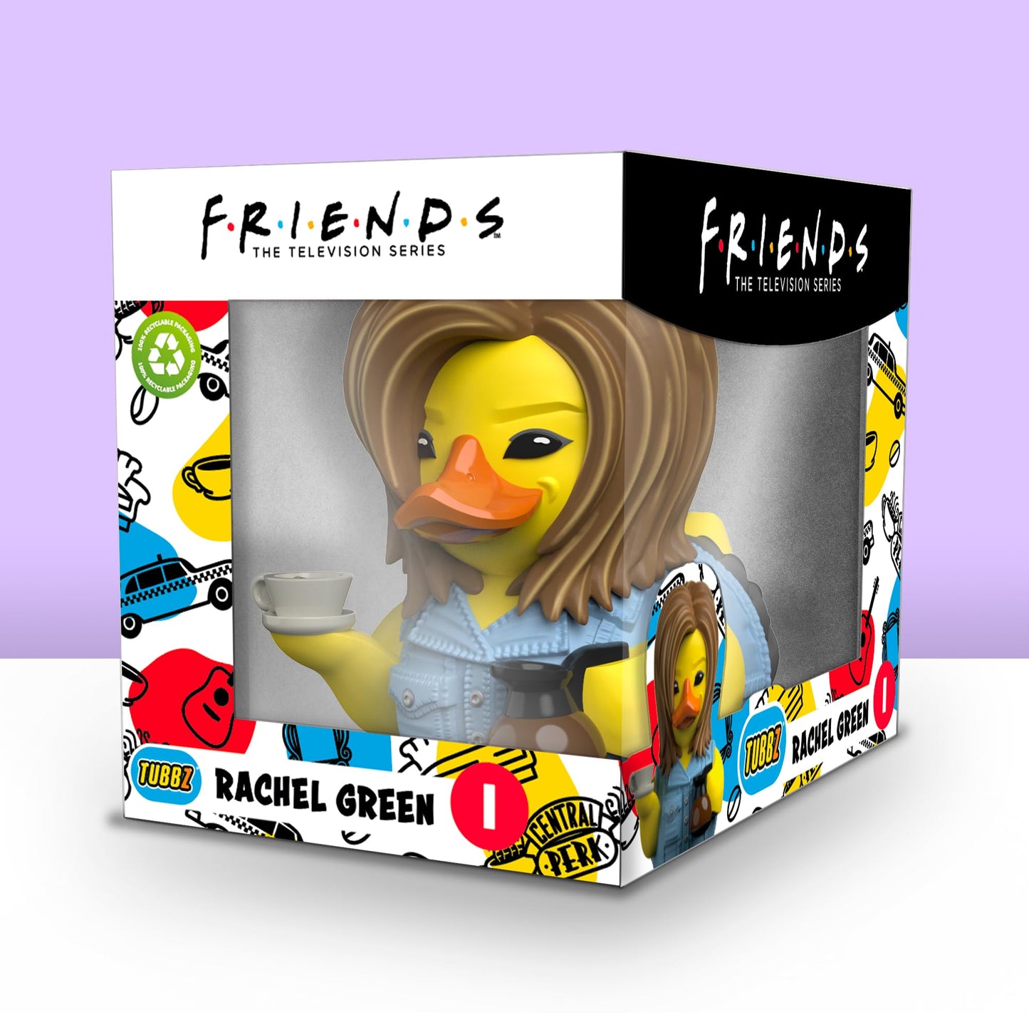 Tubbz Boxed Edition Rachel Green Collectible Vinyl Rubber Duck Figure - Official Friends Merchandise - Movies & Tv