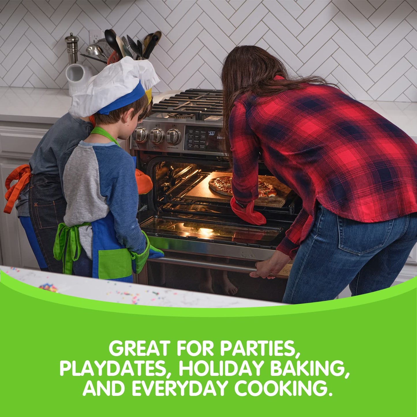 Curious Chef 25-Piece Kitchen Basics Kit For Kids, Includes Real Cooking And Baking Tools, Dishwasher Safe And Made With Bpa-Free Plastic