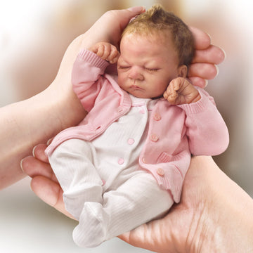 The Ashton - Drake Galleries Emmy Tiny s So Truly Real Lifelike Baby Girl Doll Realistic Fully Poseable with Soft RealTouch Vinyl Skin by Acclaimed Master Doll Artist Linda Webb 10-Inches