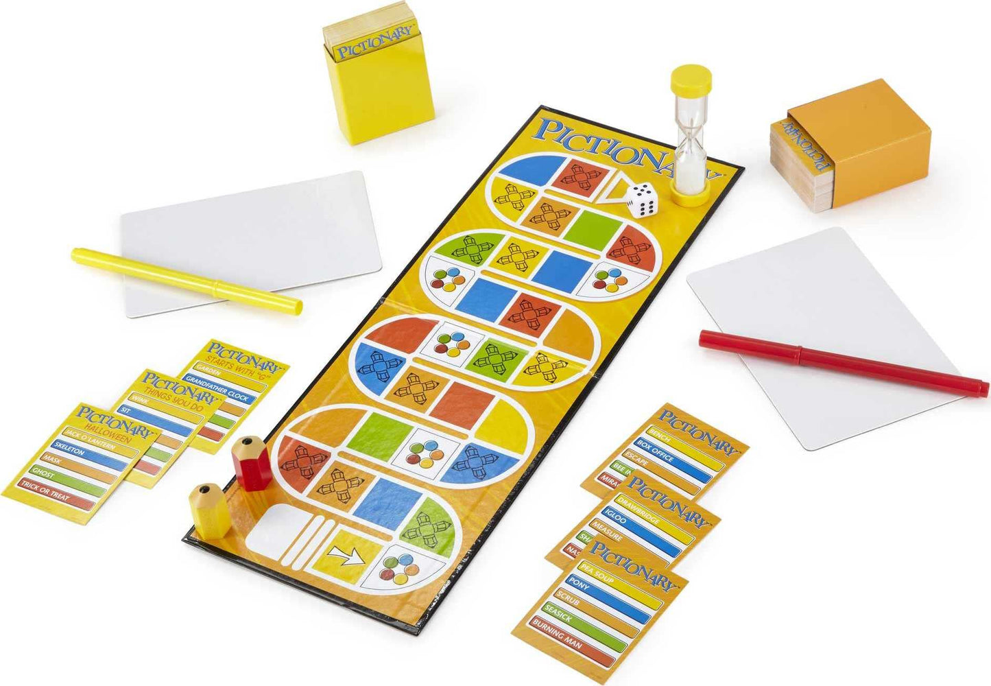 Mattel Games Pictionary Board Game - Dry Erase Markers, Multicolor, Basic Pack, Model DKD47