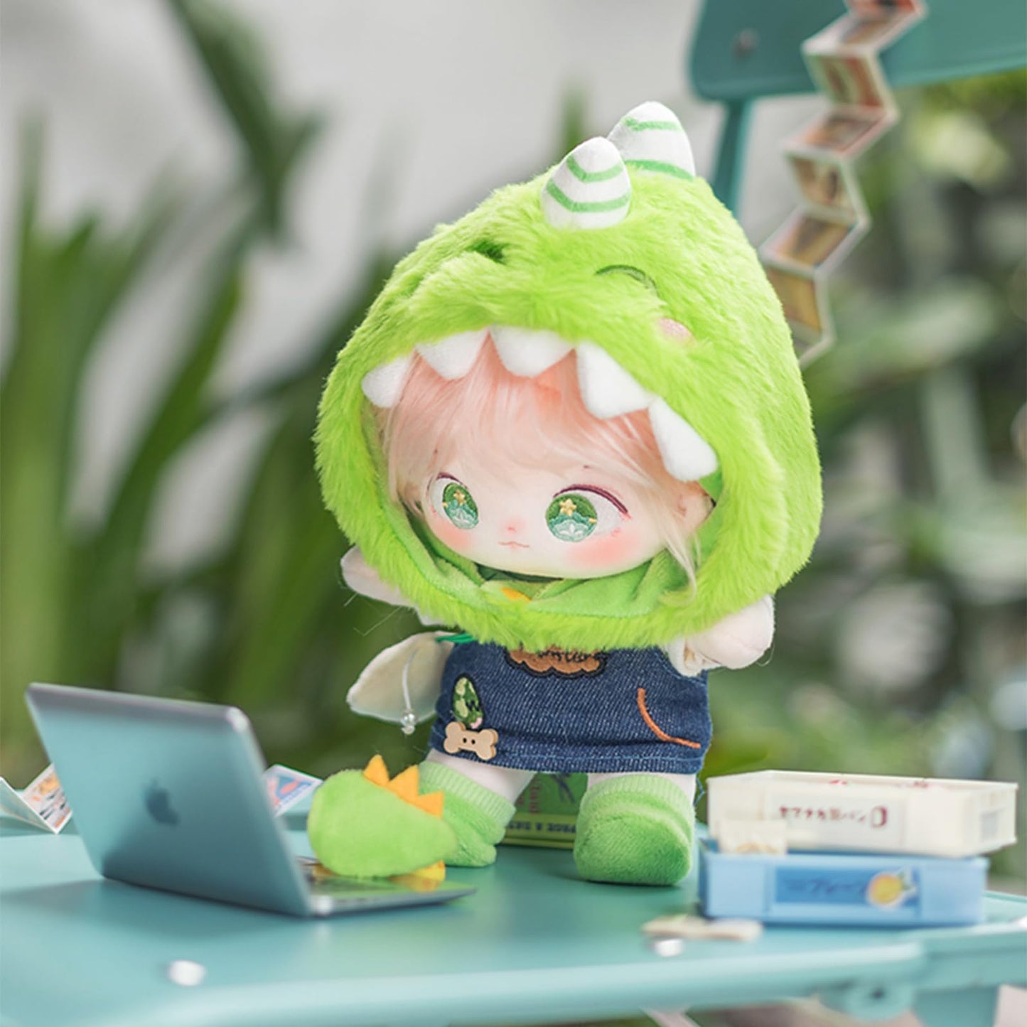 Calembou 20Cm Plush Doll, Cute Soft Stuffed Dress Up Doll With Skeleton, Kawaii Plush Toys For Birthday With Clothes (Taoyaoyao