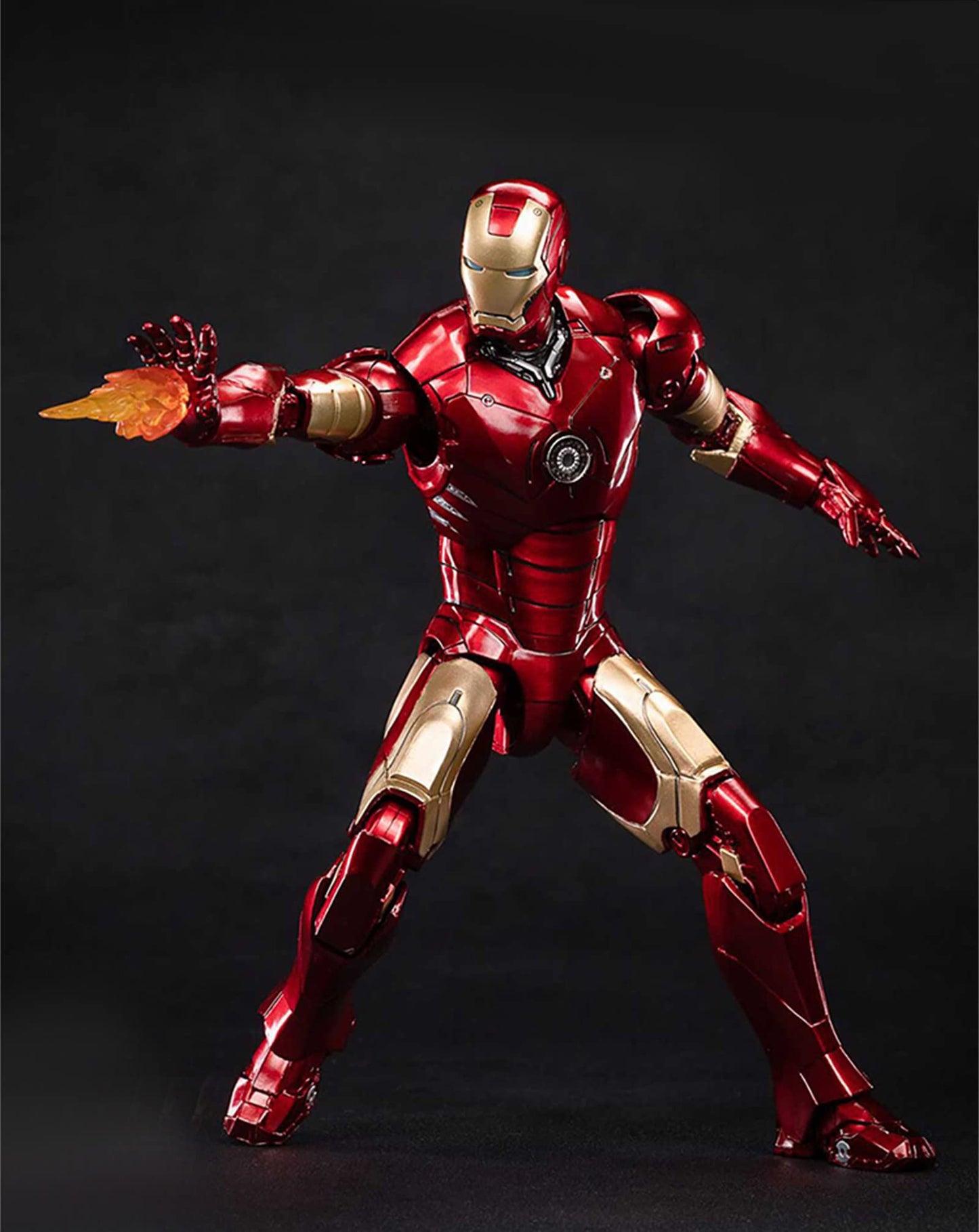 Ovonni 7 Inch Ironman Mk3 Collectible Action Figure Exquisite Painting 20 Joints Movable Model (1/10 Scale)