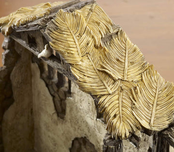 Christmas Nativity Lighted Stable For 14' Nativity Set