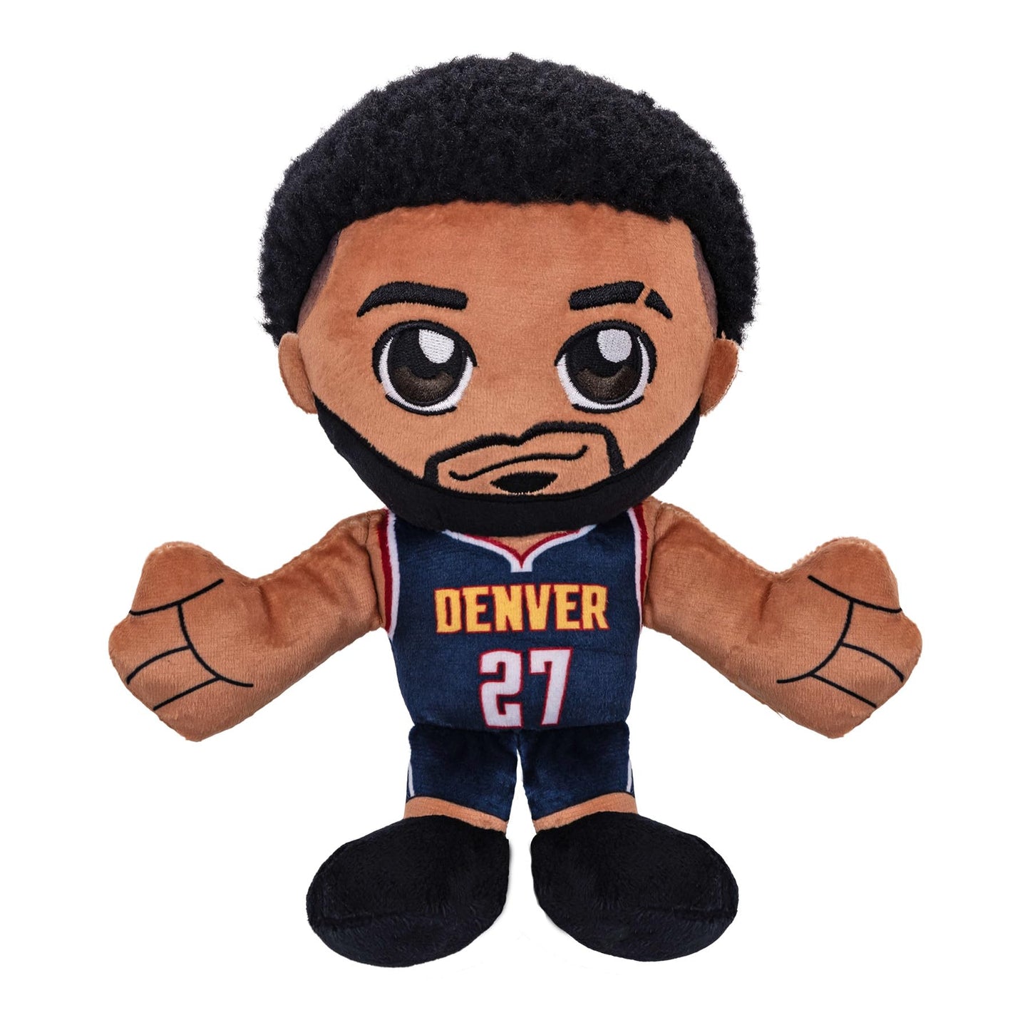 Bleacher Creatures Denver Nuggets Jamal Murray 8' Nba Kuricha Sitting Plush - Soft Chibi Inspired Nba Superstar