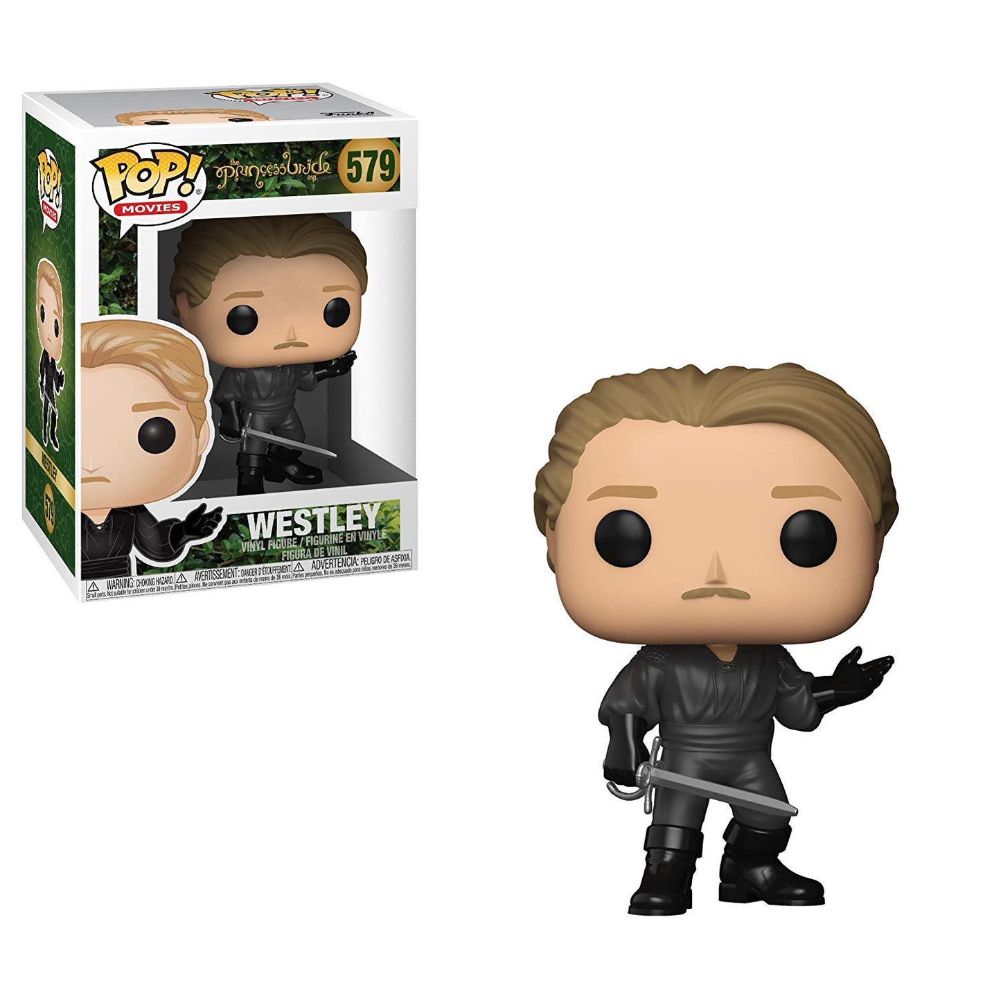 Funko Pop! Movies: The Princess Bride: Inigo Montoya, Westley, And Buttercup Vinyl Figure Set Of 3 Bundle With 3 Popshield Pop B