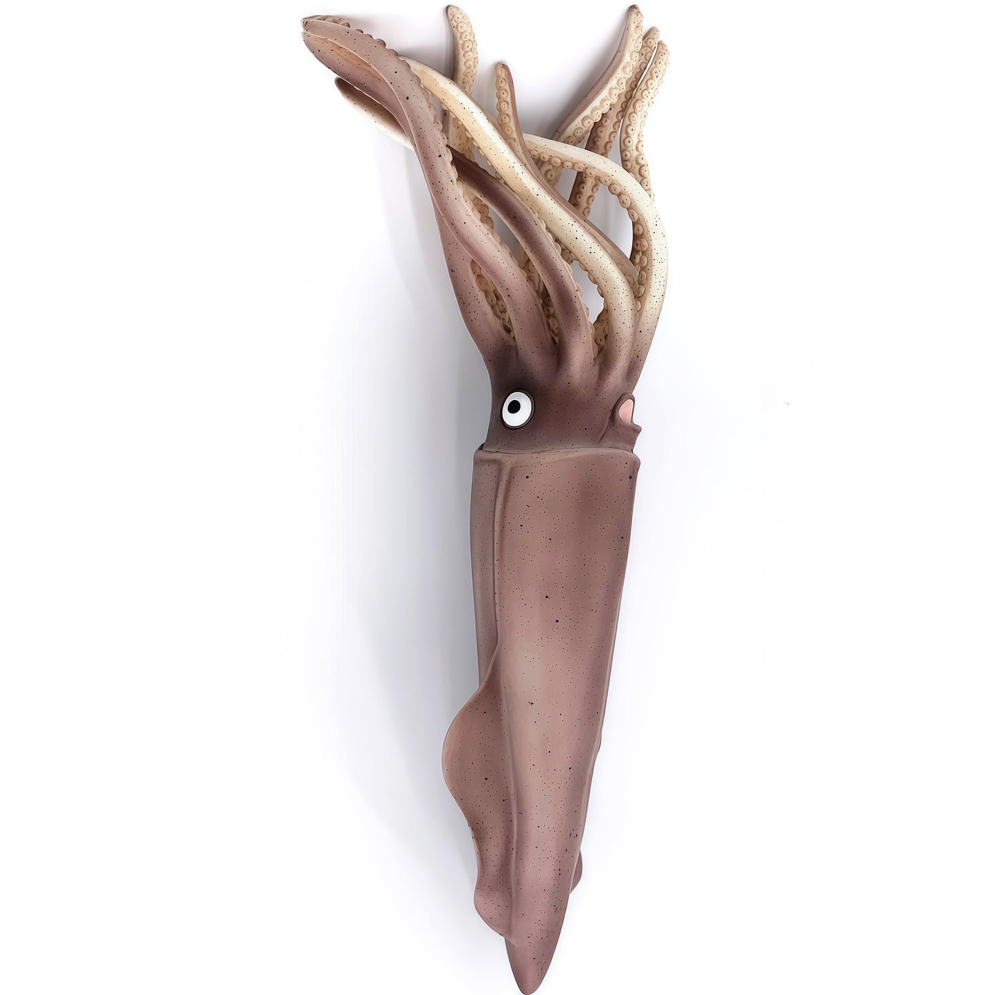 Gemini&Genius Sea Animal Squid Action Figure Toy For Kids, Soft Rubber Realistic Ocean Squid Educational And Role Play Toys For Kids And Collectors, Great Swimming And Bath Figure Toys