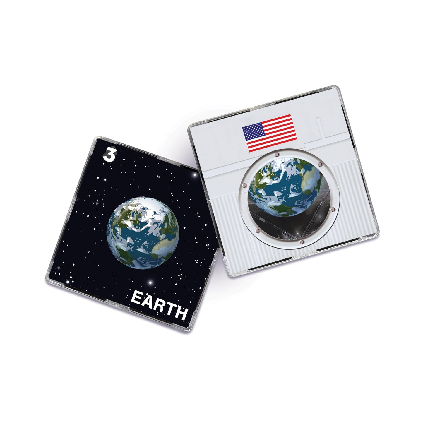 Createon Nasa Rocketship Magnetic Tile Set, Building Set For Kids, Magnetic Building Toys For Kids, Stem Toys For Boys And Girls Ages 3 And Up, 18-Piece Set