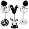 Car Seat Toys For Babies 0-6 Months,Hanging Rattle Toys For Crib Mobile, Baby Spiral Hanging Stroller Black And White High Contrast Baby Toys For Newborn 0 3 6 9 12 Months Baby Boys Girls (Zebra)