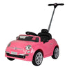 Best Ride On Cars Fiat 500 Push Car, Large, Pink, Plastic
