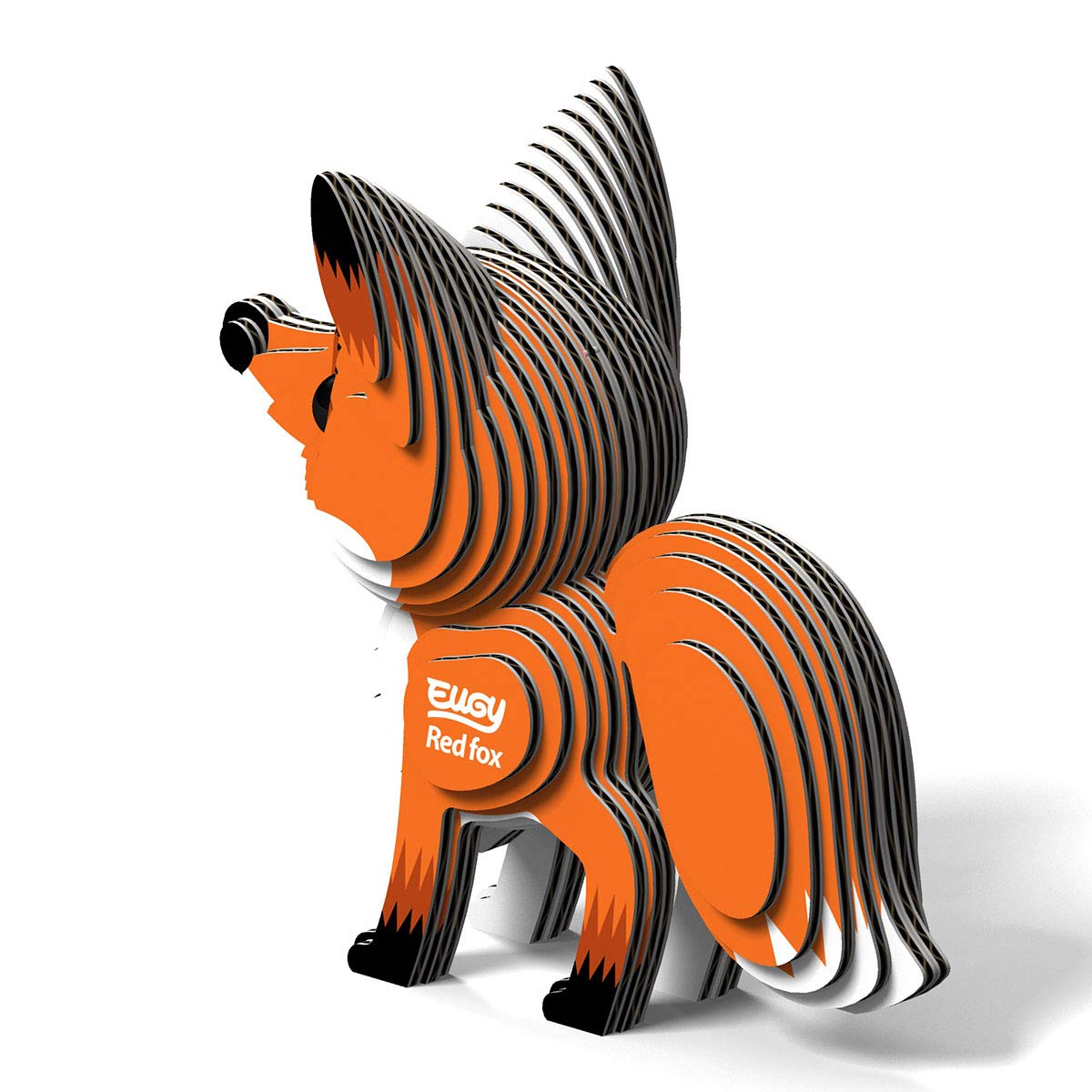 Eugy Red Fox 3D Puzzle, 30 Piece Eco-Friendly Educational Toy Puzzles For Boys, Girls & Kids Ages 6+