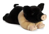 Aurora® Miyoni® Hampshire Pig Stuffed Animal - Black - 12 Inches - Realistic Detail - Soft Polyester Material - Model 26375