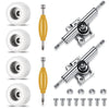 Zhehao 8 Pcs Fingerboard Bearing Wheels Standard Fingerboard Tool Fingerboard Cnc Lathed Bearing Fingerboard Screwdriver And 2 P