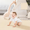 Hiwhy Puzzle Play Mat 48 Tiles with 96 Border Pieces, Interlocking Stitching Mat with Border for Living Room Playroom Gym, Beige