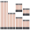 Aceirmc 30Pcs 3-Pin Servo Extension Cable Cord Female To Male Lead Wire Connector Jr For Rc Car Airplanes Remote Control (6 Size