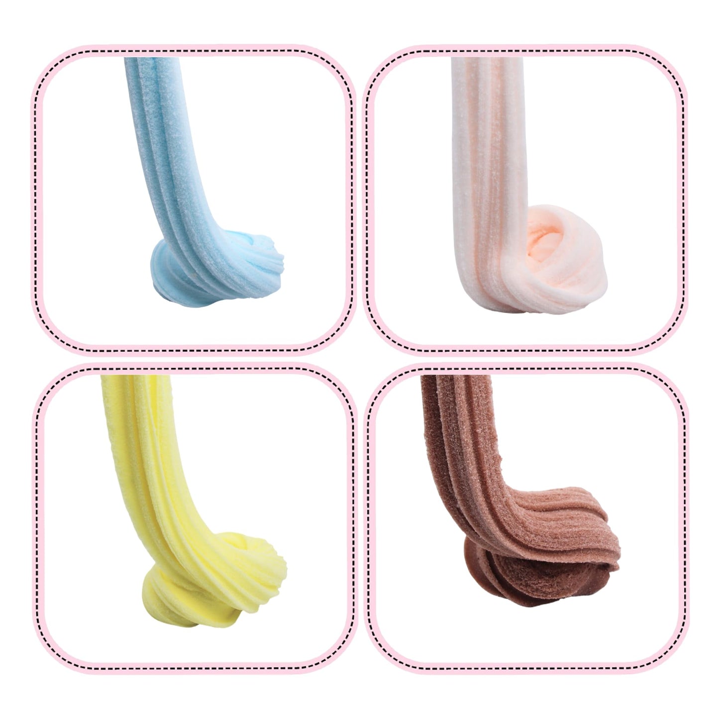 ZeweierSlime 6 Pack Cloud Slime Kit - Non-Sticky, Super Soft Sludge Toy for Kids, Perfect Birthday Gifts & Party Favors for Girls & Boys