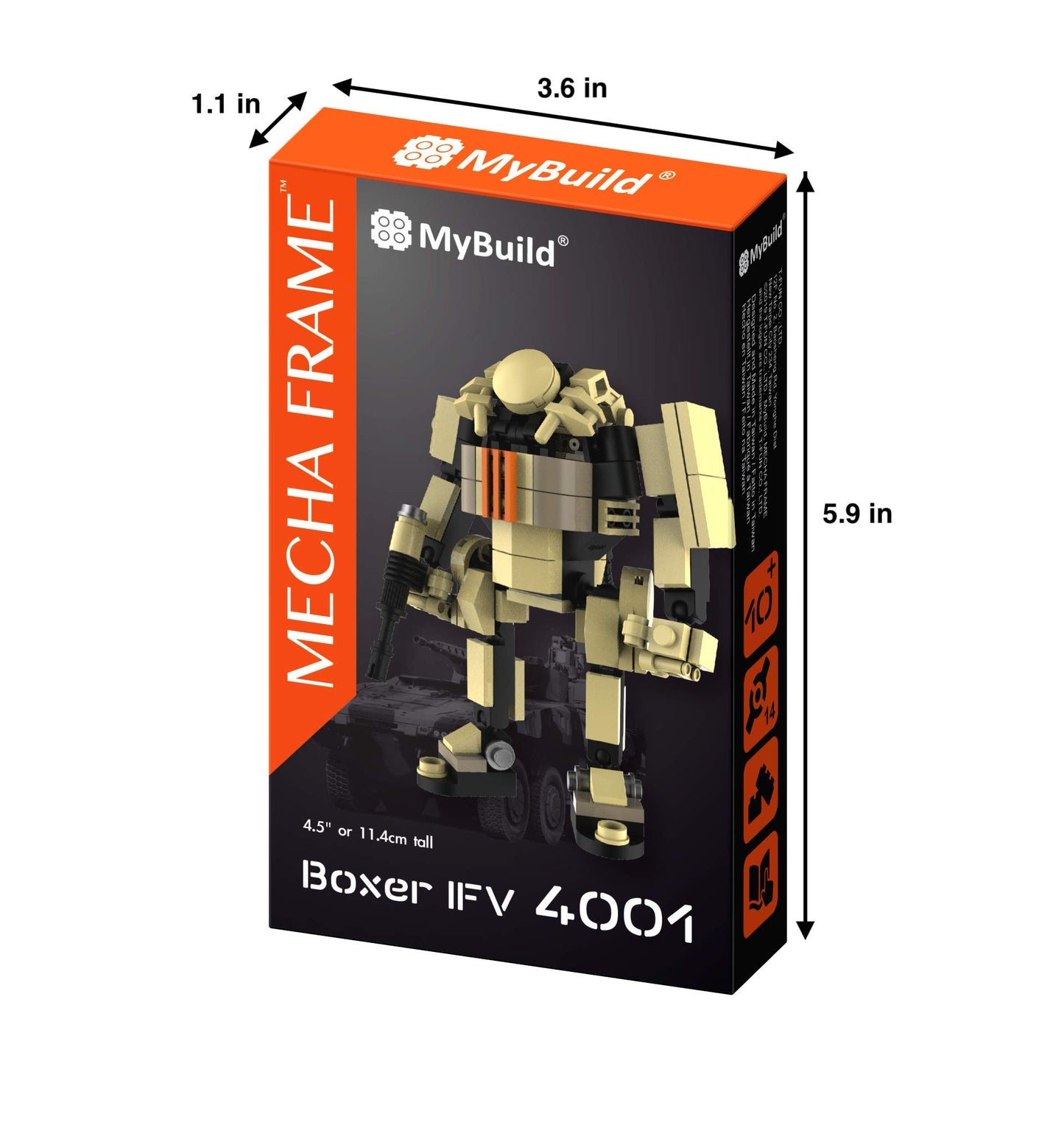 Mybuild Mecha Frame Armed Forces Boxer Ifv - Multirole Mini Mech Building Kit 4001