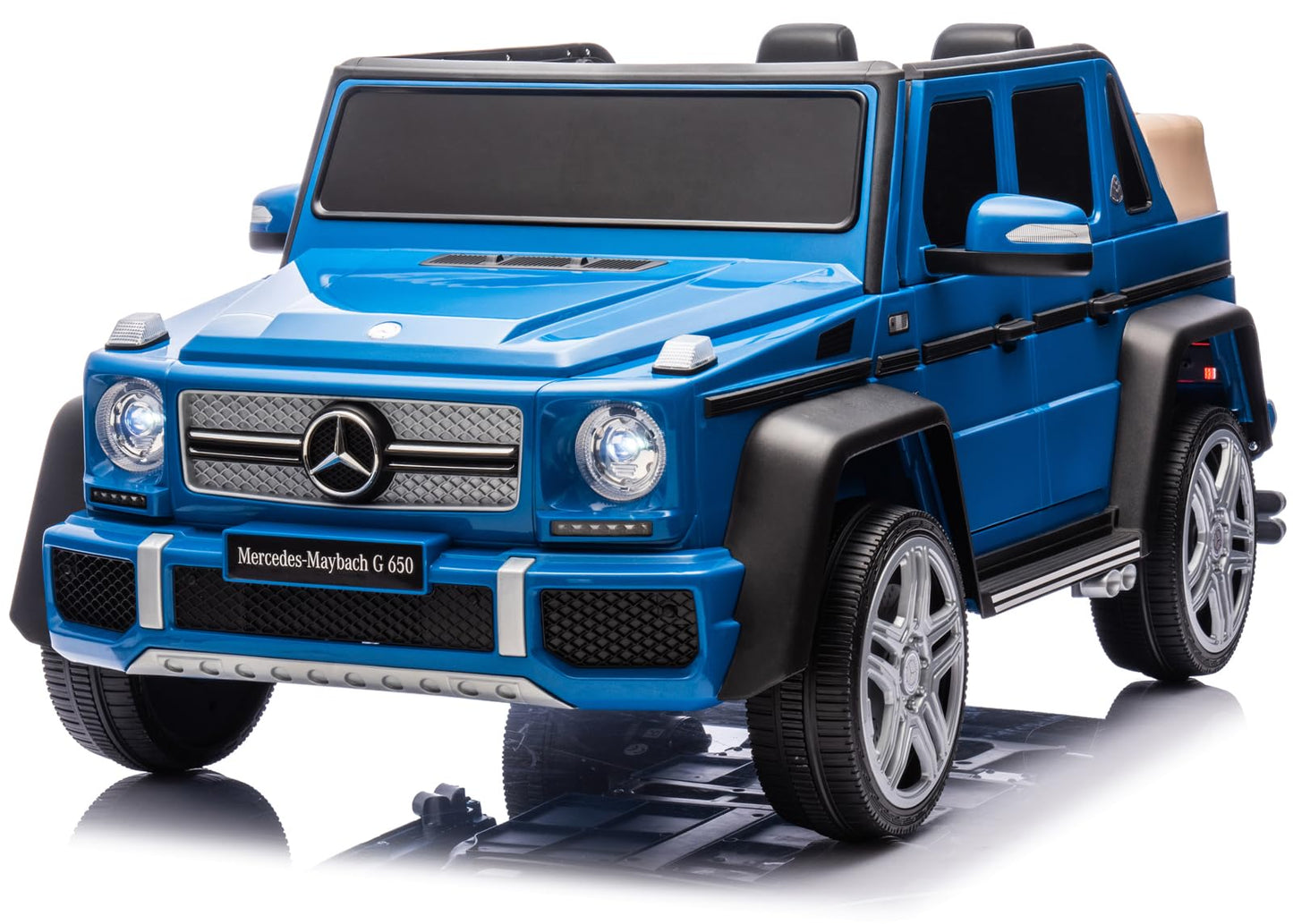 Licensed Mercedes Benz Maybach G650, 12V Ride On Car For Kids | Electric Car Ride On Truck W/Parent Remote Control, Music, Led L