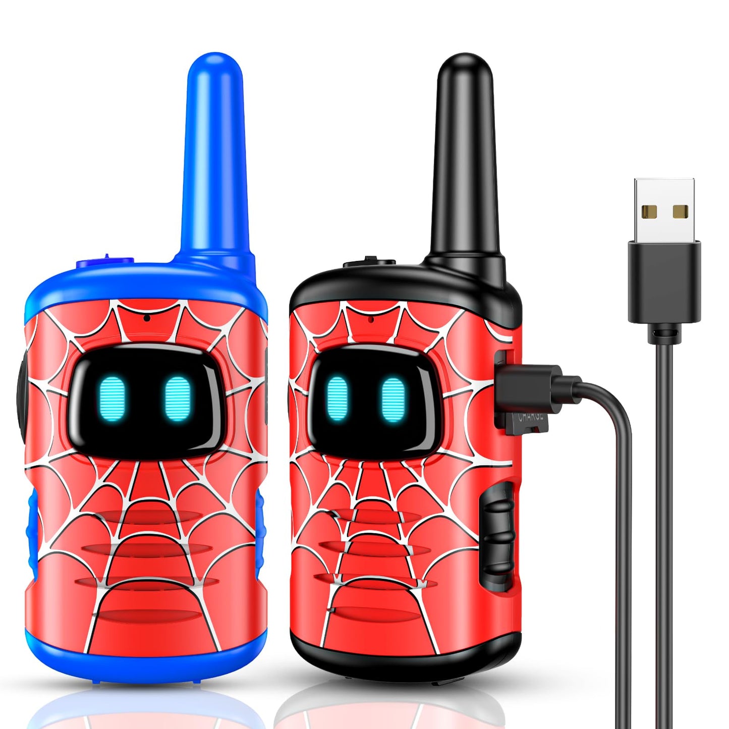 Rechargeable Walkies Talkies For Kids Toys: Walkie Talkies For Kids 2 Pack Easter Birthday Gifts For 3 4 5 6 7 8 Year Old Boys T