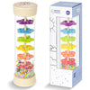 Greseesm Rain Stick, 7.7 Wooden Rainmaker Montessori Toys For Baby 6-12 Months, Baby Rattle Sensory Development Toys, Infant