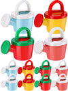 Sosation 12 Pieces Watering Can for Kids Bath Buckets Toys Play Sand Toys Plastic Small Watering Pot with Handles for Childrens