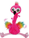 Pets Alive Frankie the Flamingo Pink - 15 Interactive Animal Dancing Plush with 3 Songs, Includes Baby Collectible Flamingo, Par