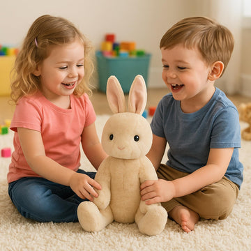 Weigedu Bunny Rabbit Stuffed Animals Plush Toys For Kids Girls Boys Baby Birthday Bedtime Gift, 17.7 Inches