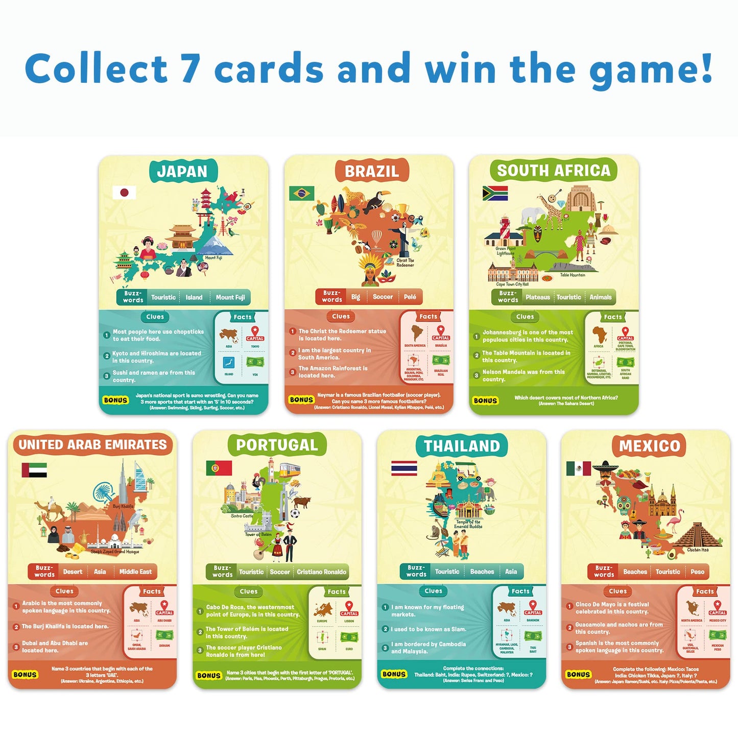 Skillmatics Card Game - Guess in 10 Countries, Multicolor, for Kids Ages 8+, Model SKILL56GCW