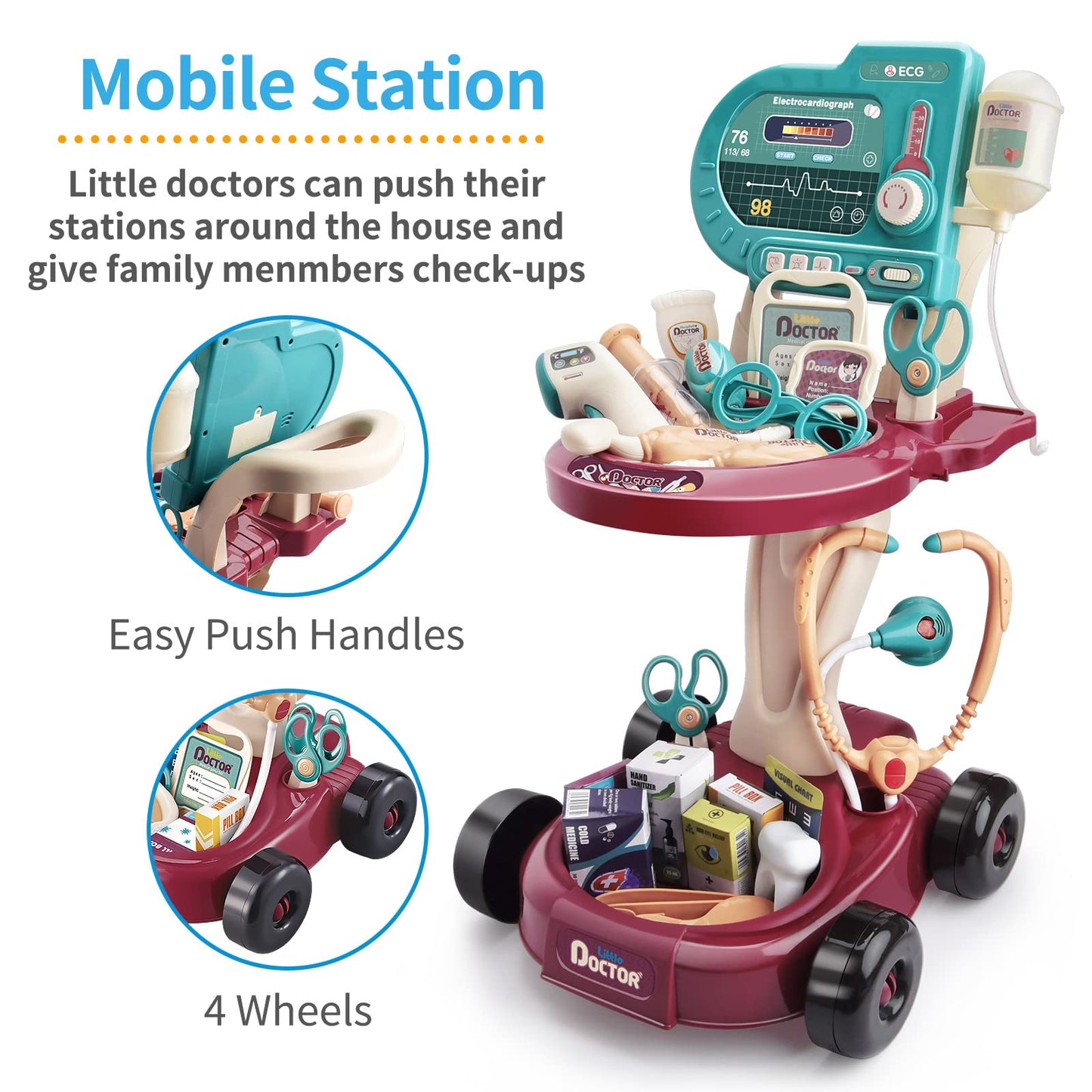 Deejoy Toy Doctor Kit for Kids