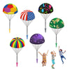 Parachute Toy Outdoor Flying Parachute Easter Basket Stuffers Toys for Kids tossing Children's Flying Toys with Small Figures Top Indoor Hand Throw Soliders for 4 6 8 10 12 Year Old (6PCS)